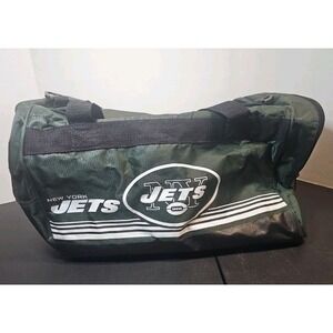 New York Jets Large Duffle Bag NFL Football Green & White **No Shoulder Strap**